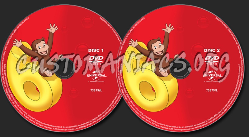 Curious George Season 6 dvd label