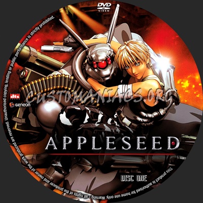Appleseed dvd label