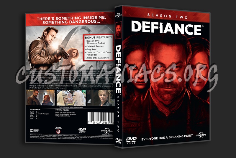 Defiance Season 2 dvd cover