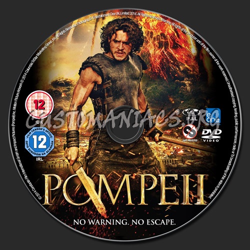 Pompeii dvd label