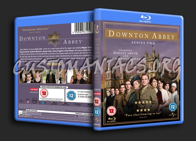 Downton Abbey Series 2 blu-ray cover