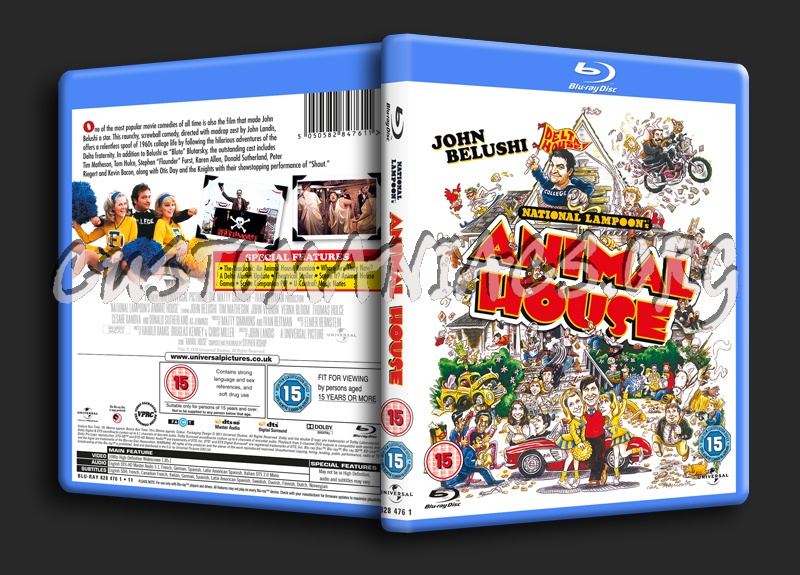 National Lampoon's Animal House blu-ray cover