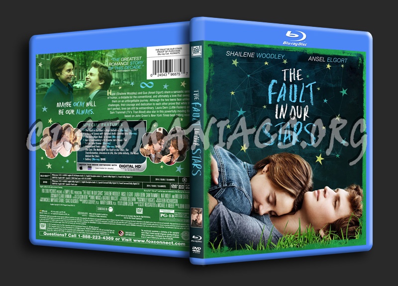 The Fault In Our Stars blu-ray cover