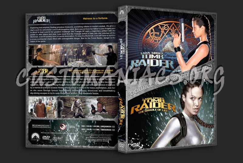 Tomb Raider Double Feature dvd cover