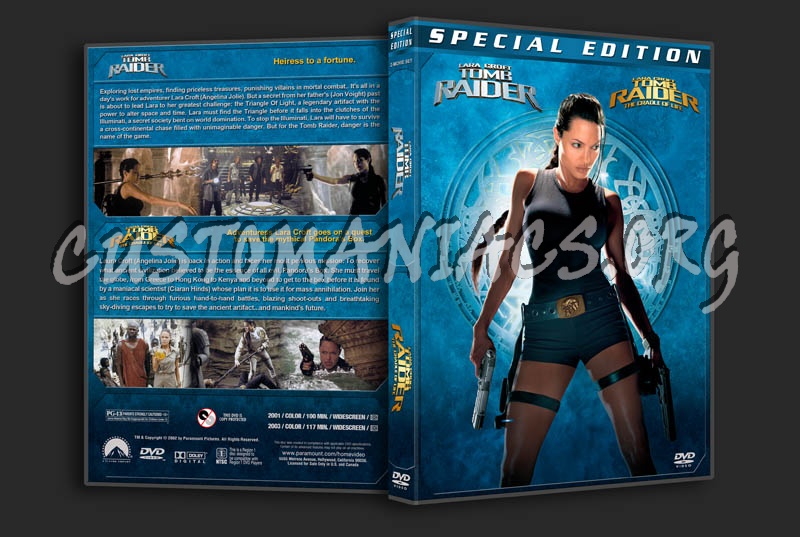 Tomb Raider Double Feature dvd cover