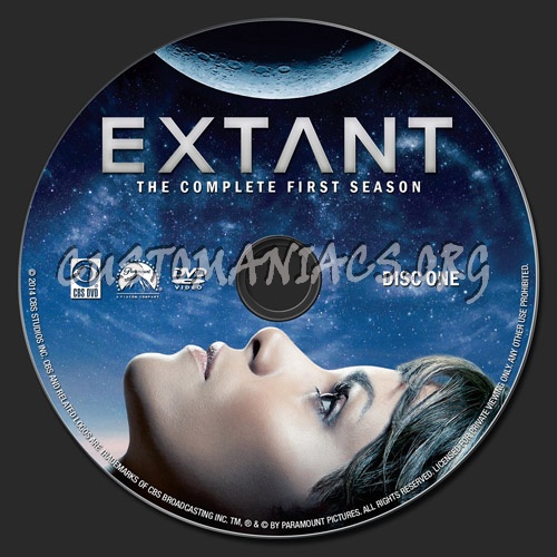 Extant Season 1 dvd label