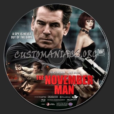 The November Man blu-ray label