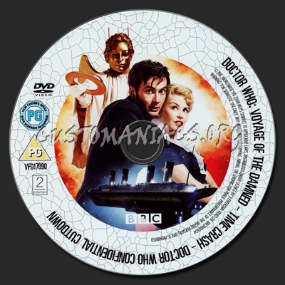 Doctor Who - Voyage Of The Damned dvd label