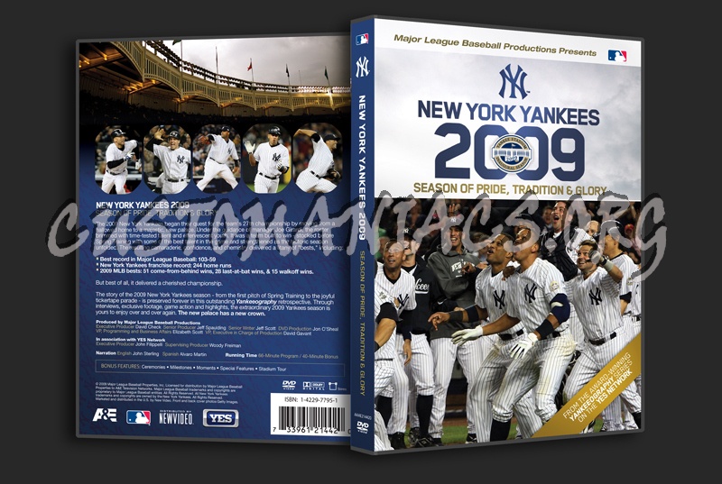 New York Yankees 2009 Season of Pride, Tradition & Glory dvd cover