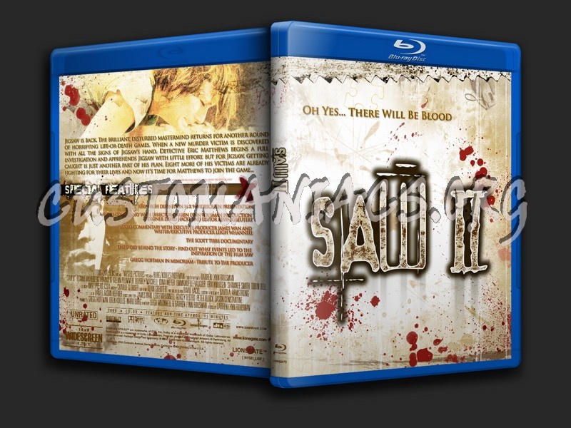 Saw 2 blu-ray cover