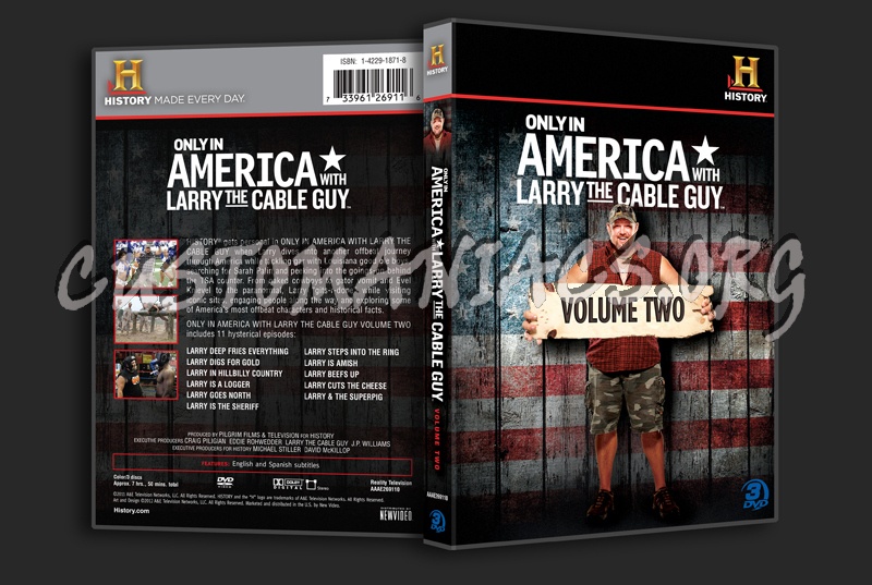 Only In America with Larry The Cable Guy Volume 2 dvd cover