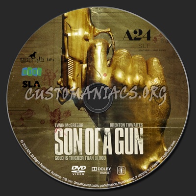 Son of a Gun dvd label