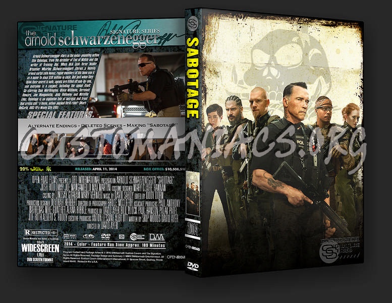 Sabotage dvd cover