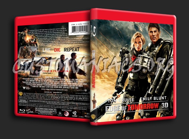 Edge Of Tomorrow 3D blu-ray cover