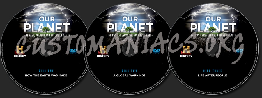 Our Planet The Past, Present and Future of Earth dvd label