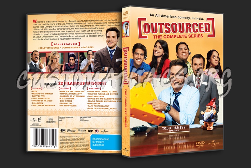 Outsourced The Complete Series dvd cover