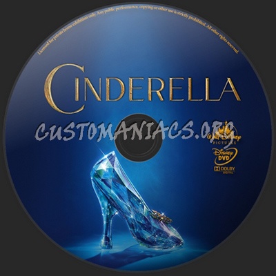 Cinderella dvd label