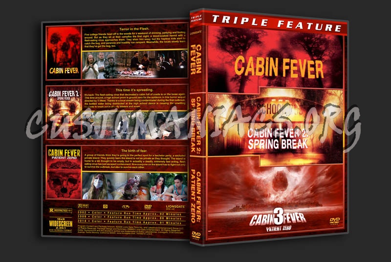 Cabin Fever Trilogy dvd cover