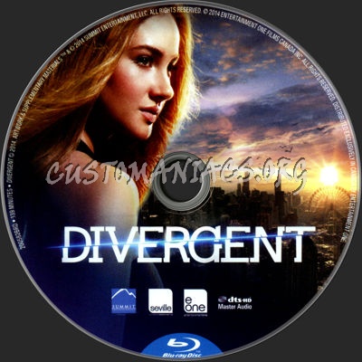 Divergent blu-ray label