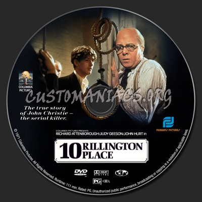 10 Rillington Place dvd label