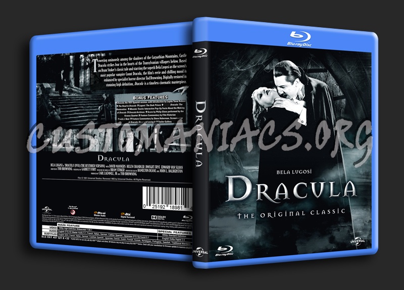 Dracula (1931) blu-ray cover