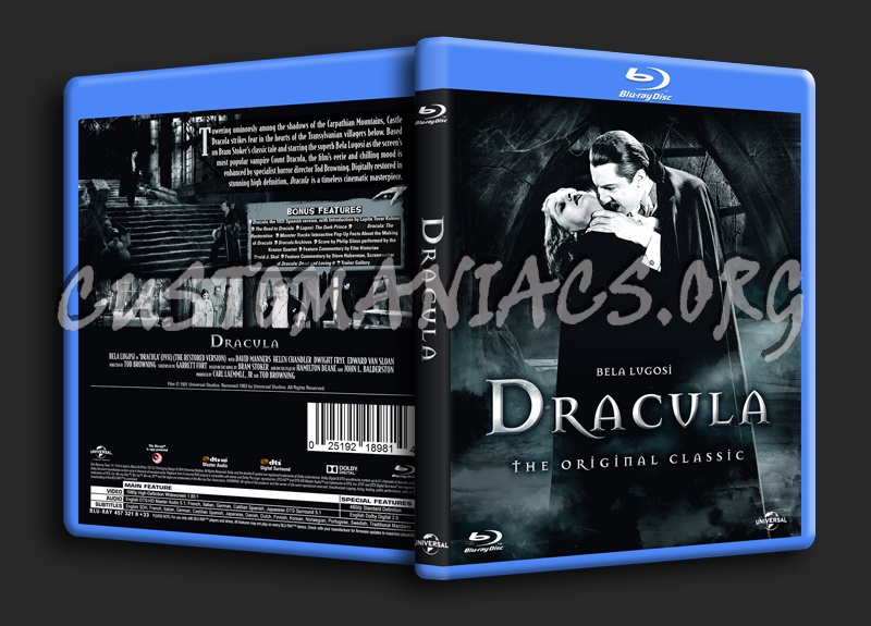 Dracula (1931) blu-ray cover