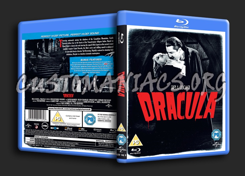 Dracula (1931) blu-ray cover