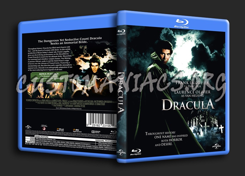 Dracula (1979) blu-ray cover