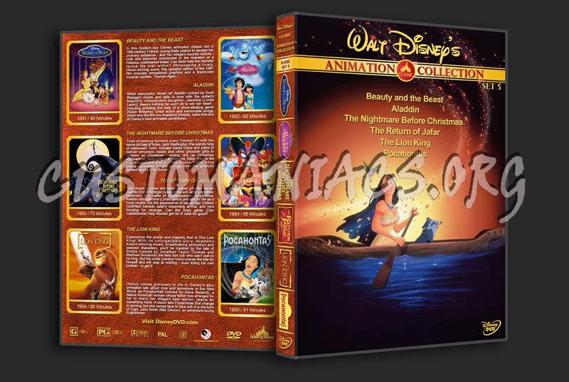 Walt Disney's Classic Animation Collection - Set 5 dvd cover