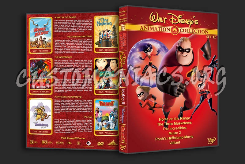 Walt Disney's Classic Animation Collection - Set 12 dvd cover