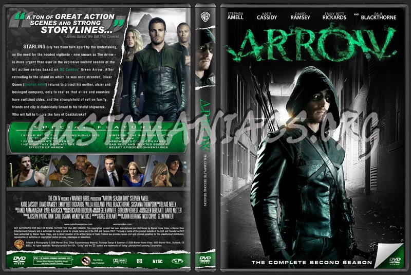 Arrow Season Two dvd cover