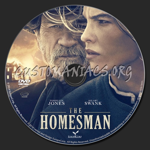 The Homesman dvd label