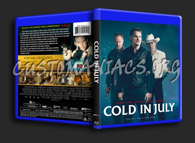 Cold In July blu-ray cover