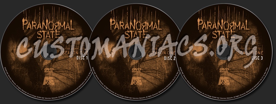 Paranormal State Season 1 dvd label