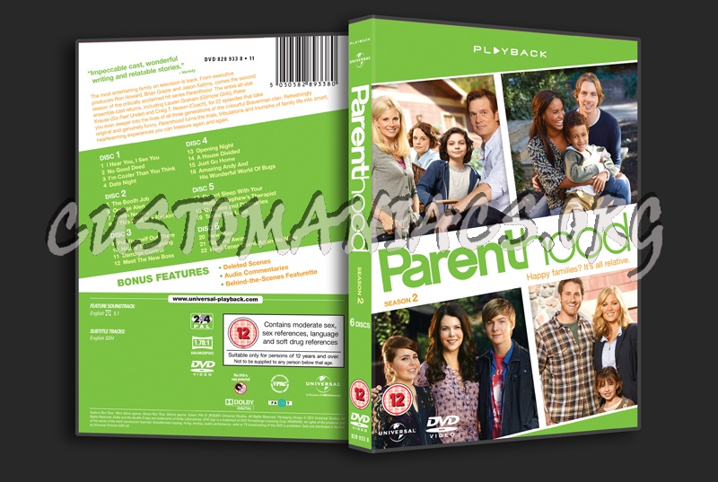 Parenthood Season 2 dvd cover