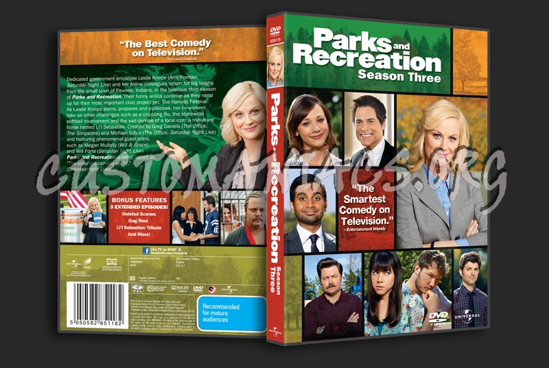 Parks and Recreation Season 3 dvd cover