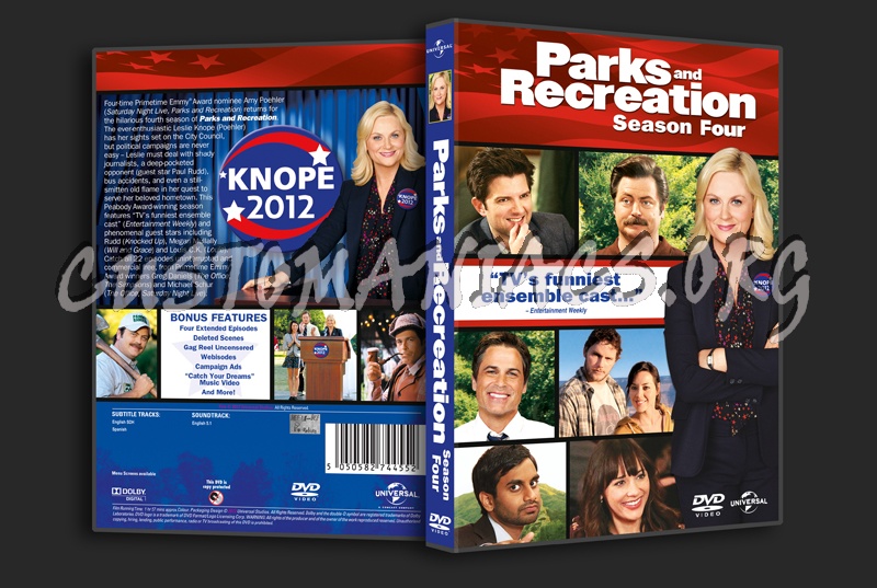 Parks and Recreation Season 4 dvd cover