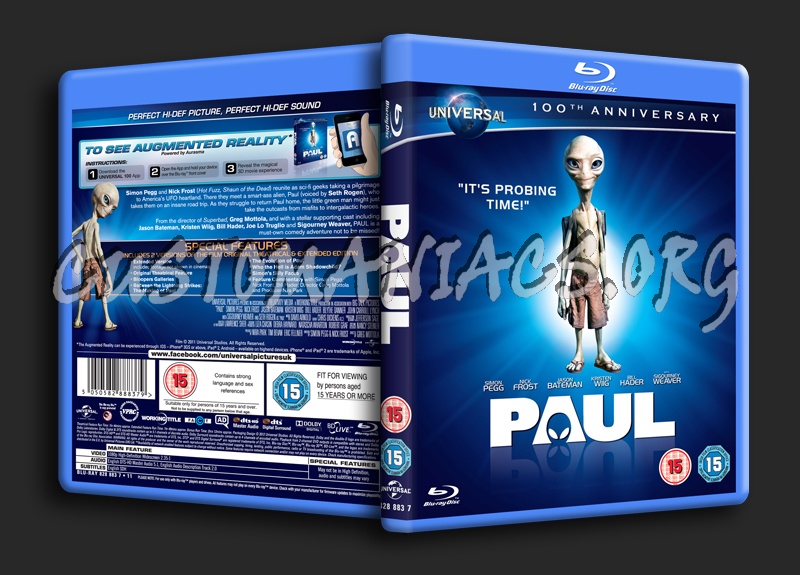 Paul blu-ray cover