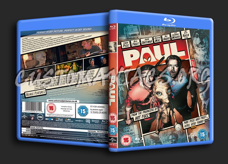 Paul blu-ray cover