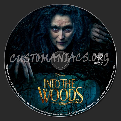 Into the Woods dvd label