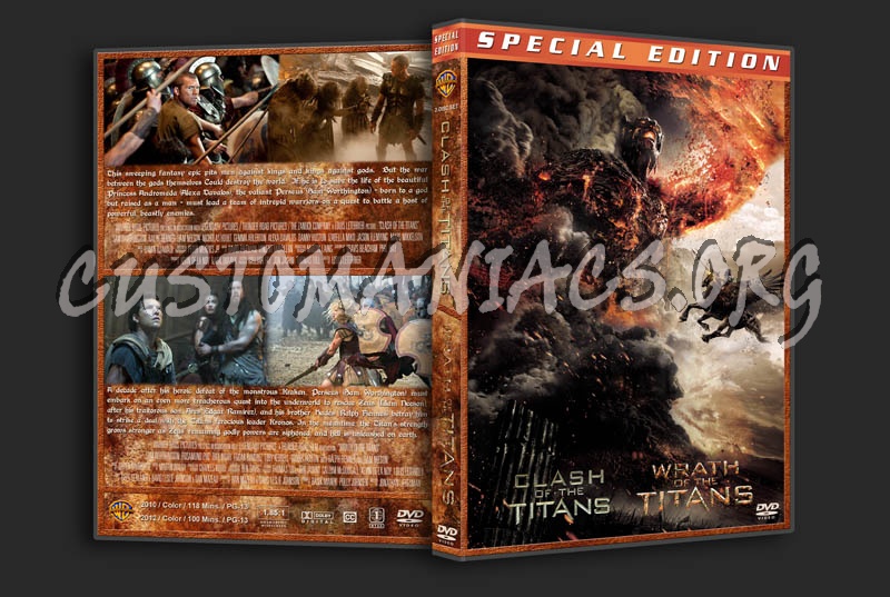 Clash of the Titans Double Feature dvd cover