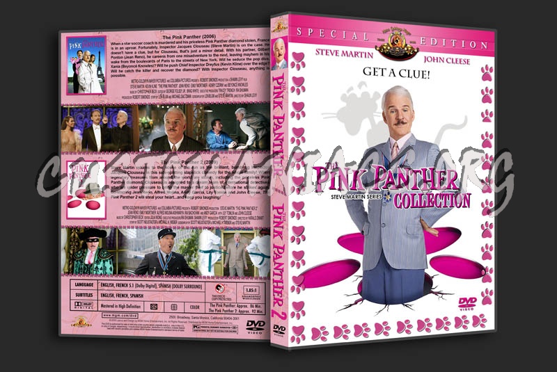 The Pink Panther/The Pink Panther 2 Double Feature dvd cover