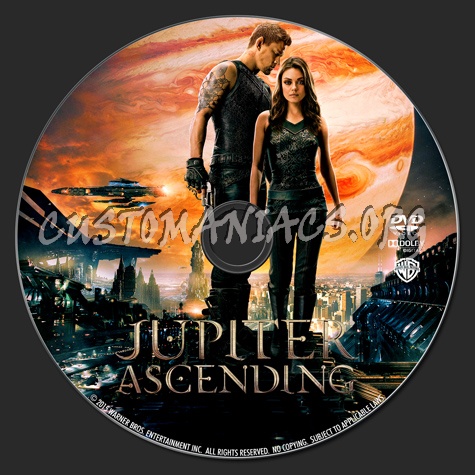 Jupiter Ascending dvd label