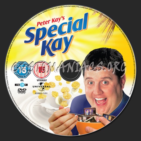 Peter Kay's Special Kay dvd label