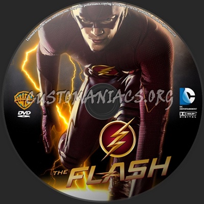 The Flash dvd label
