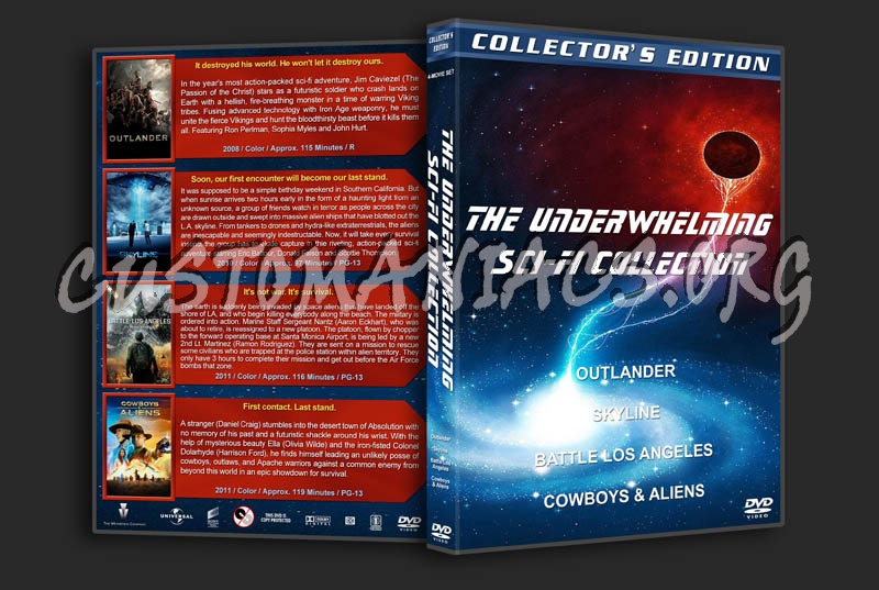 The Underwhelming Sci-Fi Collection dvd cover