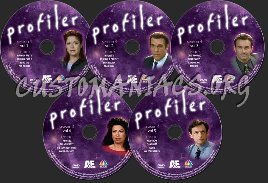 Profiler Season 4 dvd label