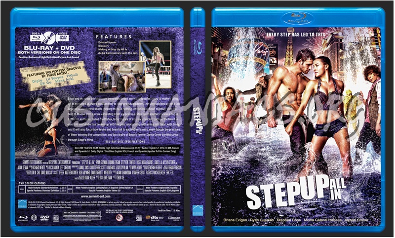 Step Up: All in blu-ray cover