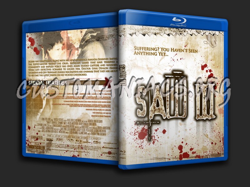 Saw 3 blu-ray cover