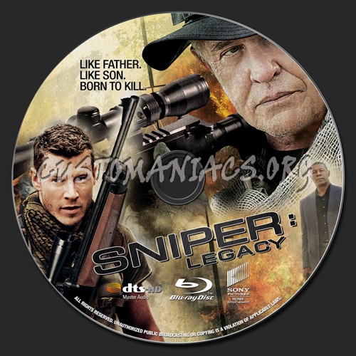 Sniper: Legacy blu-ray label